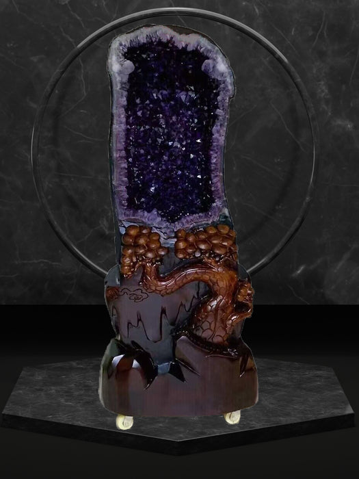 6 ft. Amethyst Cathedral from Uruguay - 1,500 lbs.