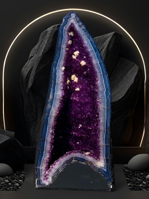 Amethyst Pyramid Cathedral - 22 kgs. - Imported from Uruguay